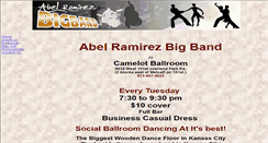Desktop Screenshot of abelramirezbigband.com